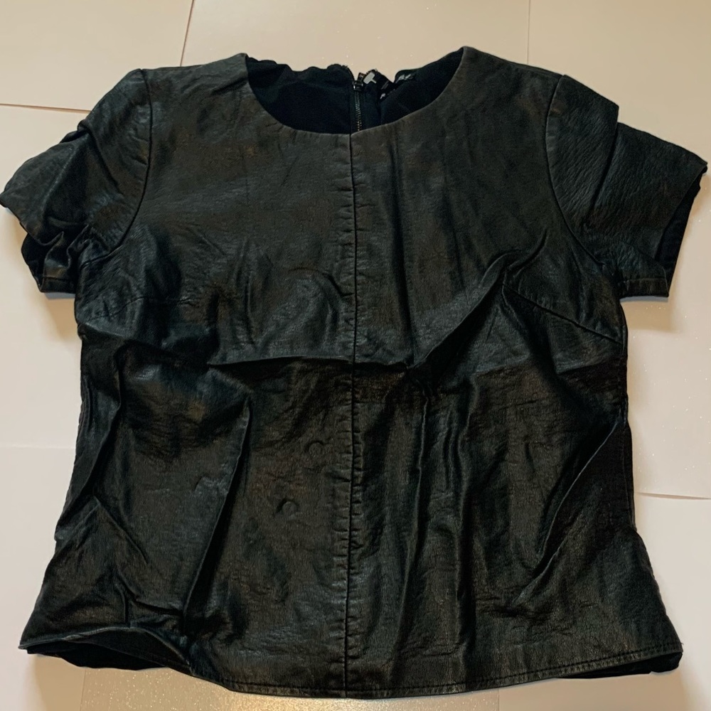 Leather top